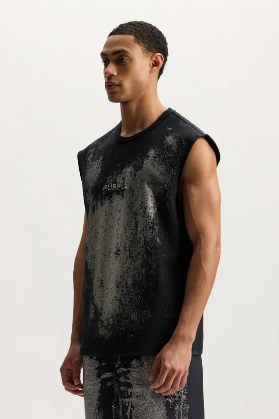 Worn Crystals Tank Top